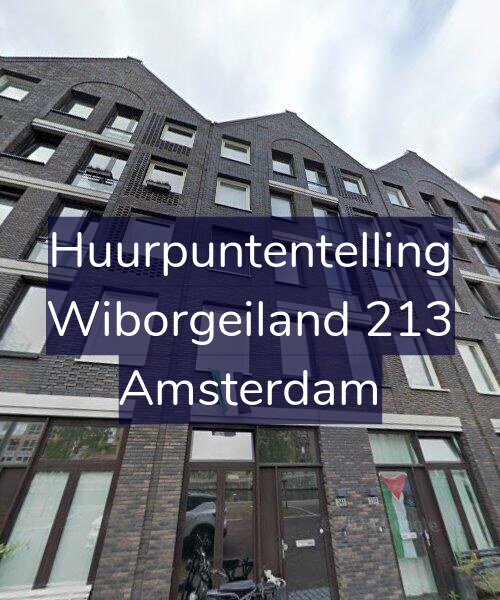 Foto gevel Huurpuntentelling voor Wiborgeiland 213, Amsterdam