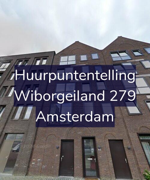 Foto gevel Huurpuntentelling voor Wiborgeiland 279, Amsterdam