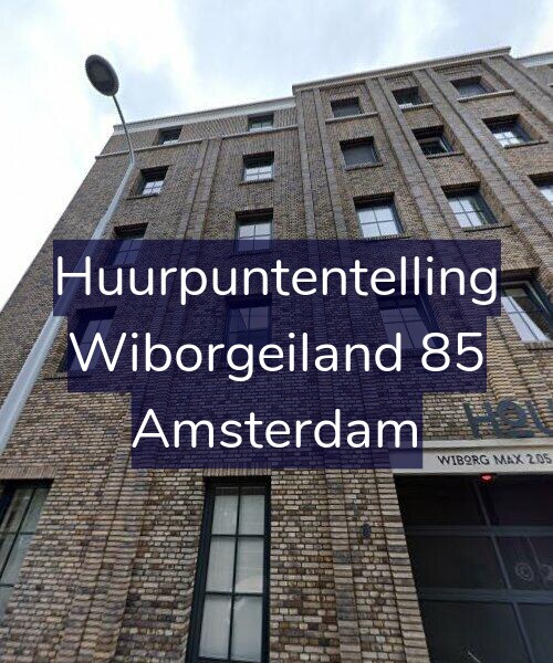 Foto gevel Huurpuntentelling voor Wiborgeiland 85, Amsterdam