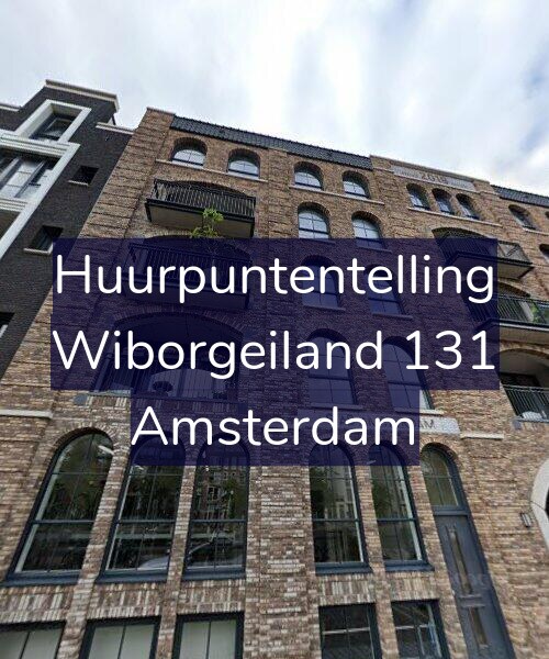 Foto gevel Huurpuntentelling voor Wiborgeiland 131, Amsterdam