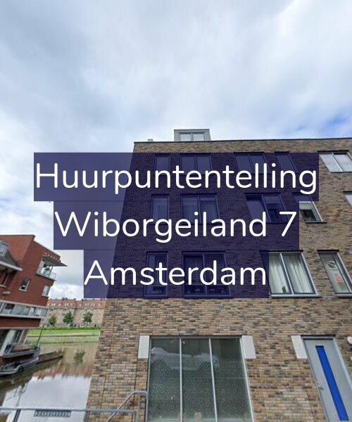 Foto gevel Huurpuntentelling voor Wiborgeiland 7, Amsterdam