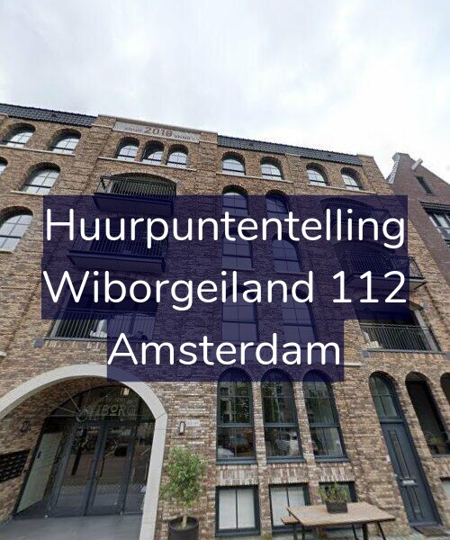 Foto gevel Huurpuntentelling voor Wiborgeiland 112, Amsterdam