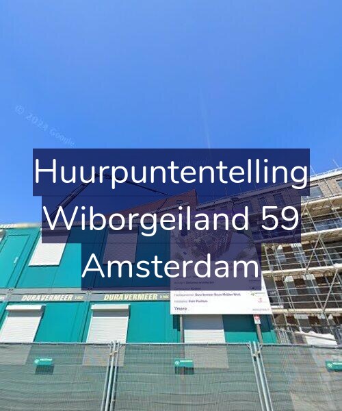 Foto gevel Huurpuntentelling voor Wiborgeiland 59, Amsterdam