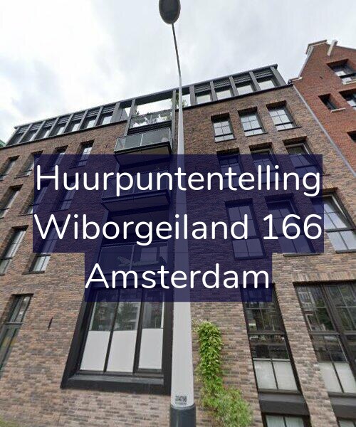 Foto gevel Huurpuntentelling voor Wiborgeiland 166, Amsterdam