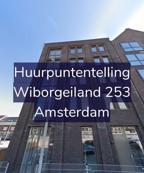 Foto gevel Huurpuntentelling voor Wiborgeiland 253, Amsterdam