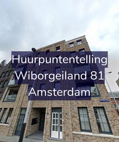 Foto gevel Huurpuntentelling voor Wiborgeiland 81, Amsterdam