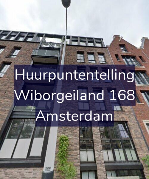 Foto gevel Huurpuntentelling voor Wiborgeiland 168, Amsterdam