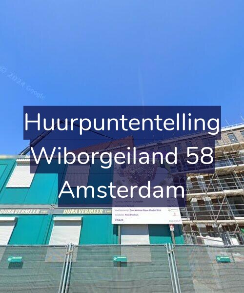 Foto gevel Huurpuntentelling voor Wiborgeiland 58, Amsterdam