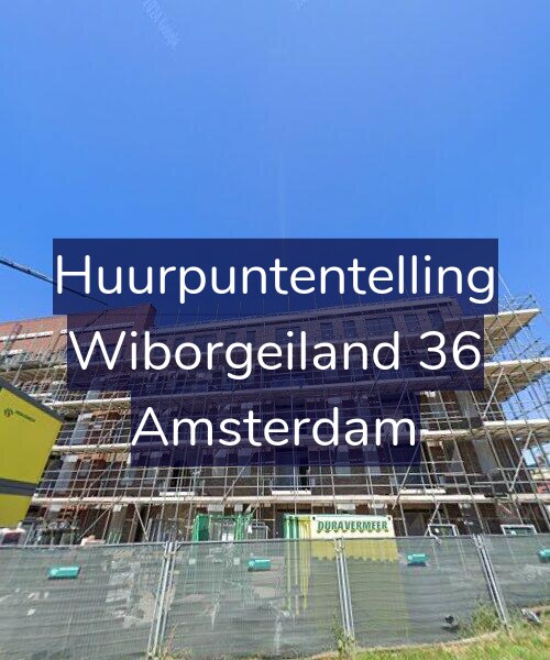 Foto gevel Huurpuntentelling voor Wiborgeiland 36, Amsterdam