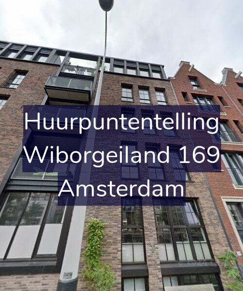 Foto gevel Huurpuntentelling voor Wiborgeiland 169, Amsterdam
