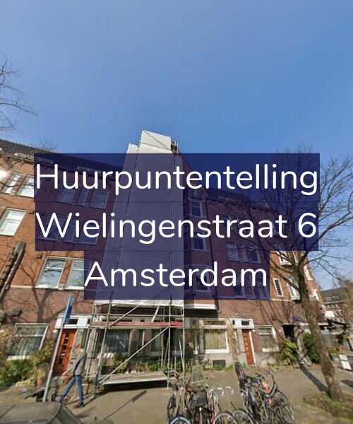 Foto gevel Huurpuntentelling voor Wielingenstraat 6, Amsterdam