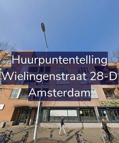 Foto gevel Huurpuntentelling voor Wielingenstraat 28-D, Amsterdam