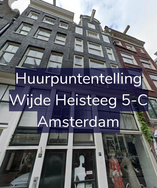 Foto gevel Huurpuntentelling voor Wijde Heisteeg 5-C, Amsterdam