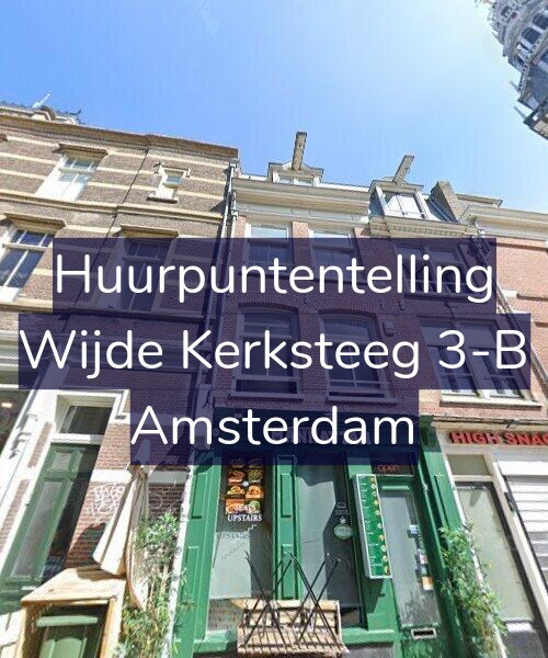 Foto gevel Huurpuntentelling voor Wijde Kerksteeg 3-B, Amsterdam