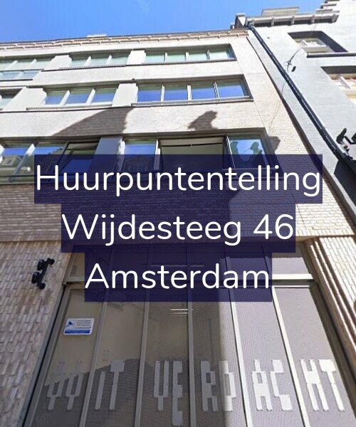 Foto gevel Huurpuntentelling voor Wijdesteeg 46, Amsterdam