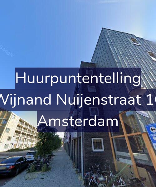 Foto gevel Huurpuntentelling voor Wijnand Nuijenstraat 10, Amsterdam