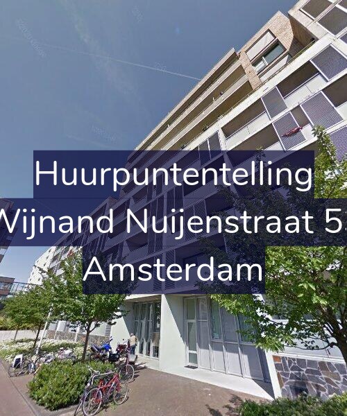 Foto gevel Huurpuntentelling voor Wijnand Nuijenstraat 53, Amsterdam