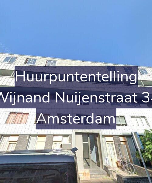 Foto gevel Huurpuntentelling voor Wijnand Nuijenstraat 34, Amsterdam