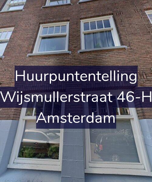 Foto gevel Huurpuntentelling voor Wijsmullerstraat 46-H, Amsterdam