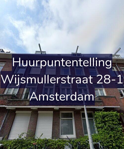 Foto gevel Huurpuntentelling voor Wijsmullerstraat 28-1, Amsterdam