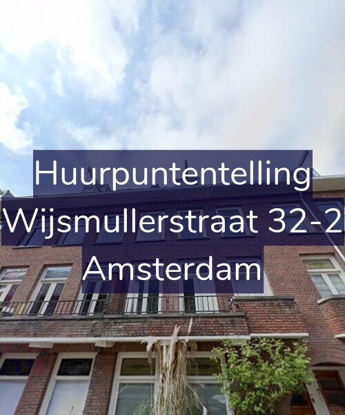 Foto gevel Huurpuntentelling voor Wijsmullerstraat 32-2, Amsterdam