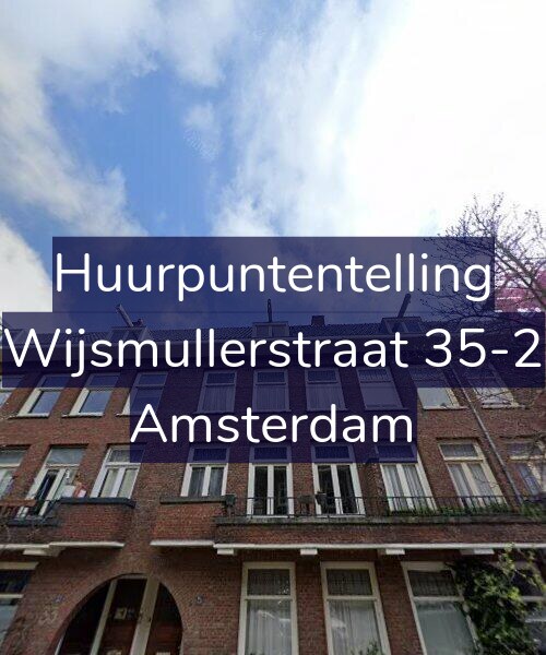 Foto gevel Huurpuntentelling voor Wijsmullerstraat 35-2, Amsterdam