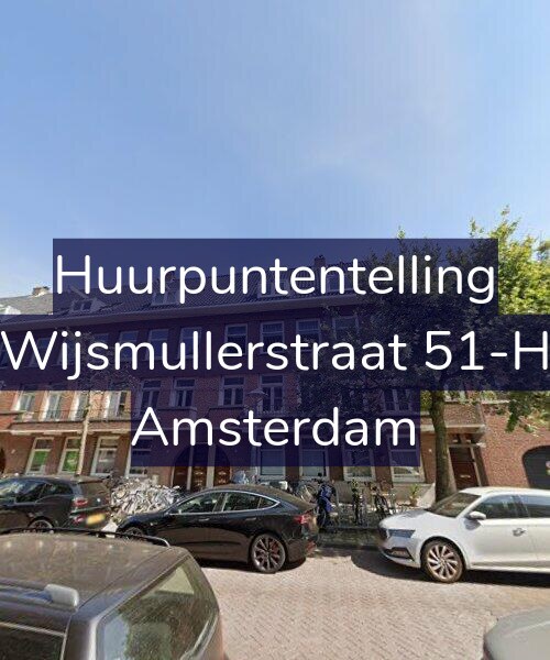 Foto gevel Huurpuntentelling voor Wijsmullerstraat 51-H, Amsterdam