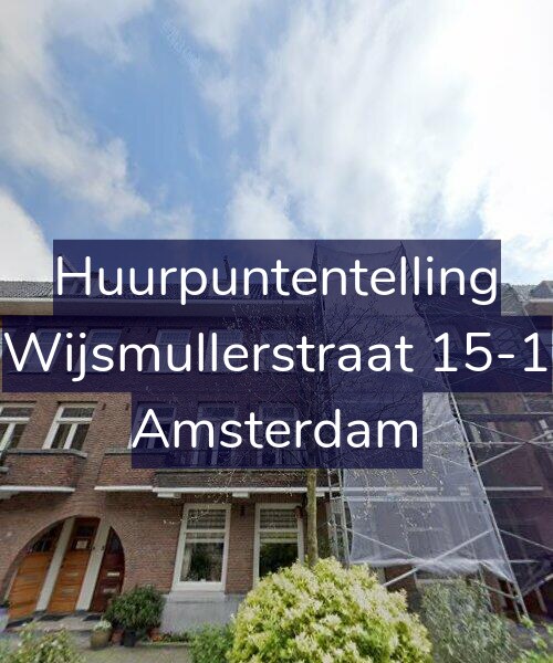 Foto gevel Huurpuntentelling voor Wijsmullerstraat 15-1, Amsterdam