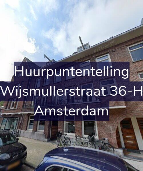 Foto gevel Huurpuntentelling voor Wijsmullerstraat 36-H, Amsterdam