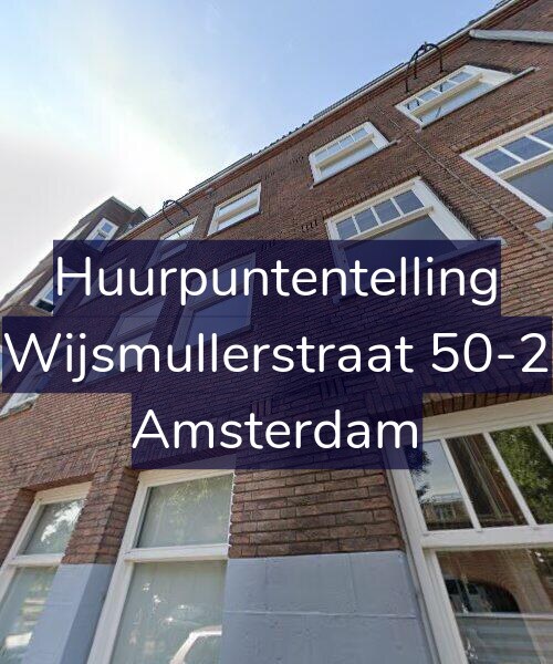 Foto gevel Huurpuntentelling voor Wijsmullerstraat 50-2, Amsterdam