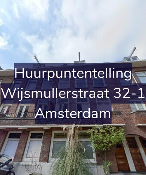 Foto gevel Huurpuntentelling voor Wijsmullerstraat 32-1, Amsterdam