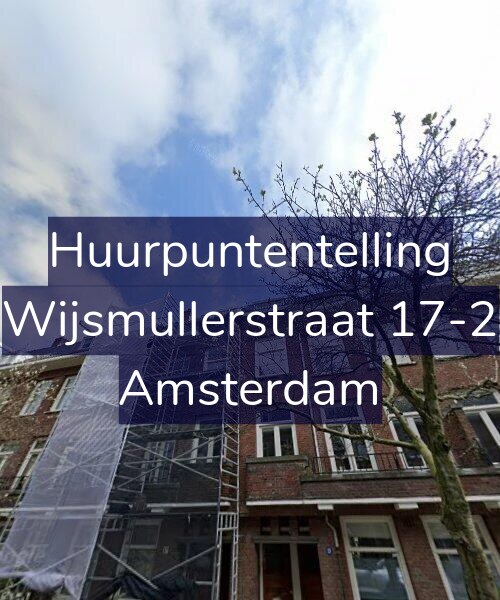 Foto gevel Huurpuntentelling voor Wijsmullerstraat 17-2, Amsterdam