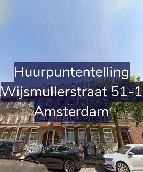 Foto gevel Huurpuntentelling voor Wijsmullerstraat 51-1, Amsterdam