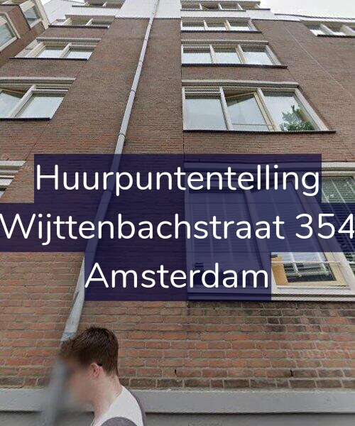 Foto gevel Huurpuntentelling voor Wijttenbachstraat 354, Amsterdam