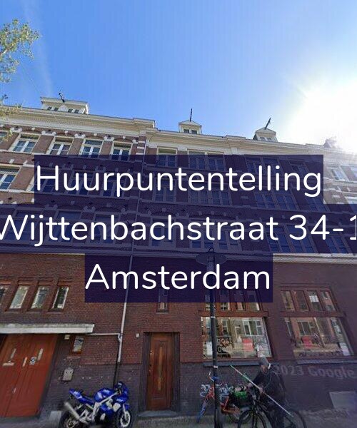 Foto gevel Huurpuntentelling voor Wijttenbachstraat 34-1, Amsterdam
