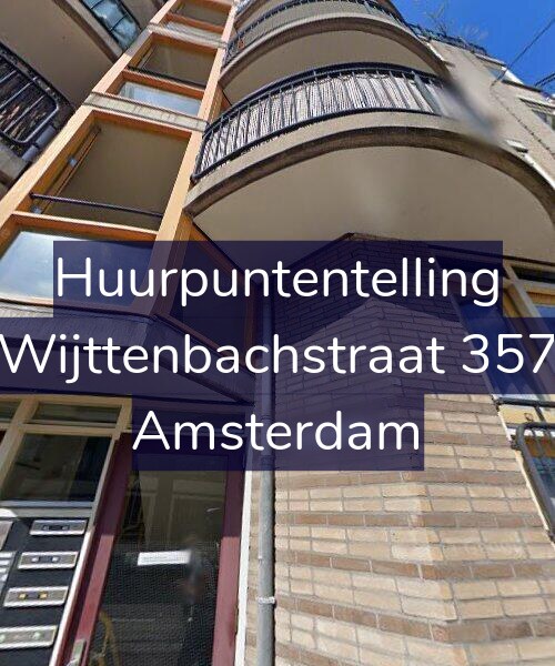 Foto gevel Huurpuntentelling voor Wijttenbachstraat 357, Amsterdam