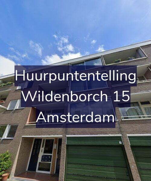 Foto gevel Huurpuntentelling voor Wildenborch 15, Amsterdam