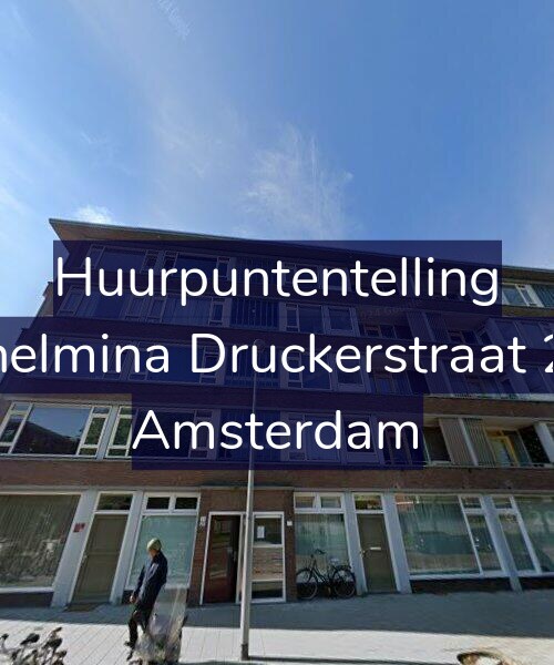 Foto gevel Huurpuntentelling voor Wilhelmina Druckerstraat 25-4, Amsterdam