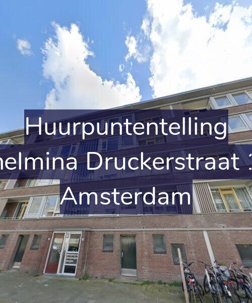 Foto gevel Huurpuntentelling voor Wilhelmina Druckerstraat 15-1, Amsterdam