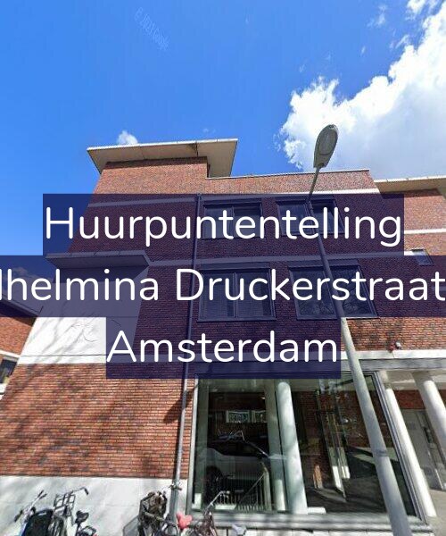 Foto gevel Huurpuntentelling voor Wilhelmina Druckerstraat 66, Amsterdam