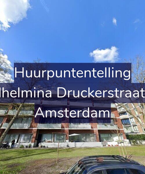 Foto gevel Huurpuntentelling voor Wilhelmina Druckerstraat 52, Amsterdam