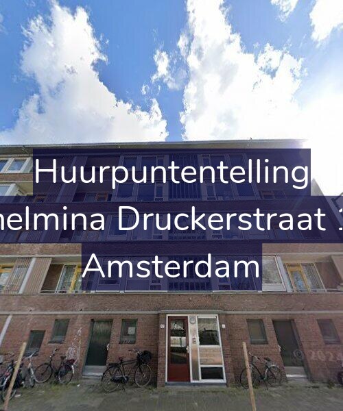 Foto gevel Huurpuntentelling voor Wilhelmina Druckerstraat 17-4, Amsterdam