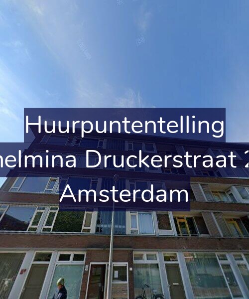 Foto gevel Huurpuntentelling voor Wilhelmina Druckerstraat 25-3, Amsterdam