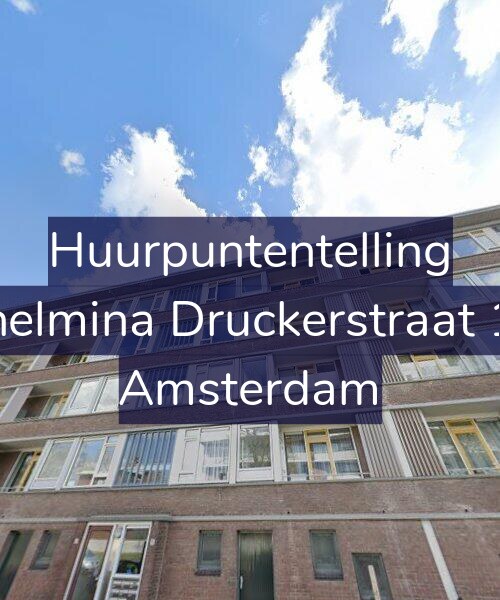 Foto gevel Huurpuntentelling voor Wilhelmina Druckerstraat 15-2, Amsterdam