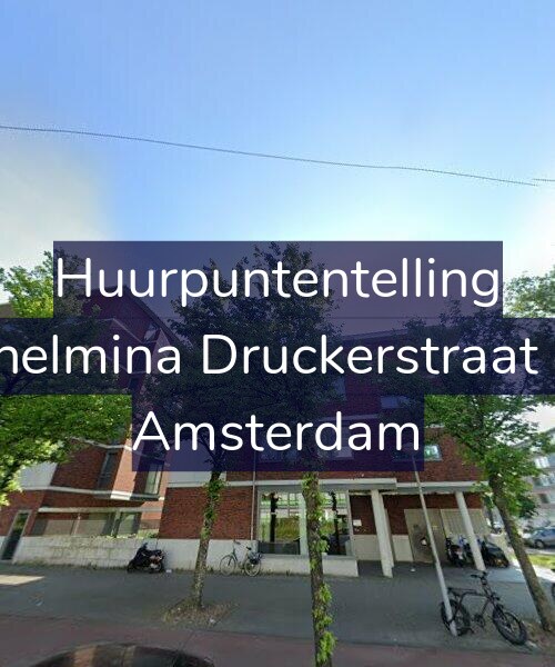 Foto gevel Huurpuntentelling voor Wilhelmina Druckerstraat 140, Amsterdam