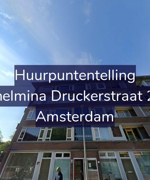 Foto gevel Huurpuntentelling voor Wilhelmina Druckerstraat 23-2, Amsterdam