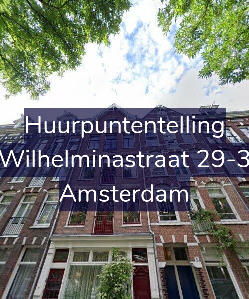 Foto gevel Huurpuntentelling voor Wilhelminastraat 29-3, Amsterdam