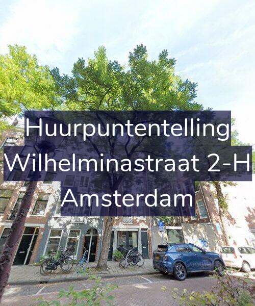 Foto gevel Huurpuntentelling voor Wilhelminastraat 2-H, Amsterdam
