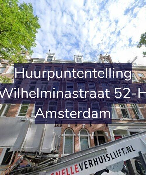 Foto gevel Huurpuntentelling voor Wilhelminastraat 52-H, Amsterdam