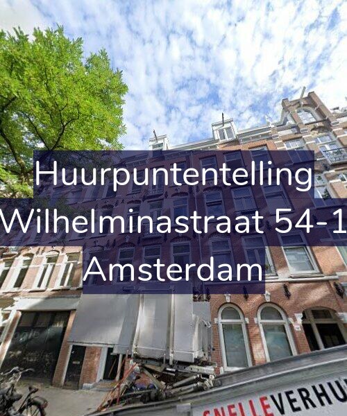 Foto gevel Huurpuntentelling voor Wilhelminastraat 54-1, Amsterdam